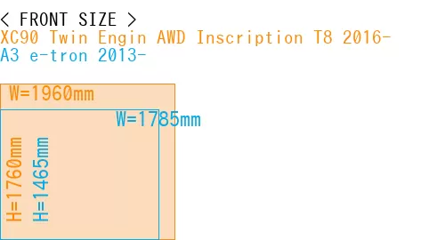 #XC90 Twin Engin AWD Inscription T8 2016- + A3 e-tron 2013-